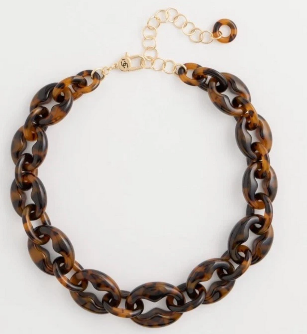 Chicos Tortoise Mariner Necklace
