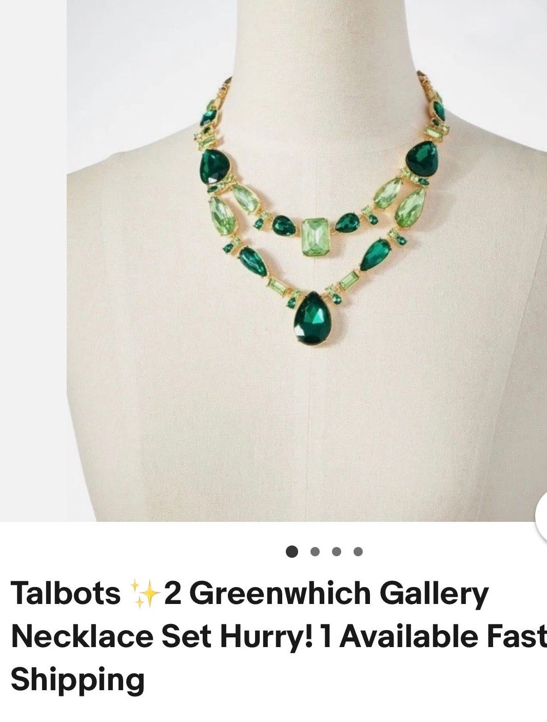 Talbots Greenwich gallery  Crystal necklace sets Fast shipping