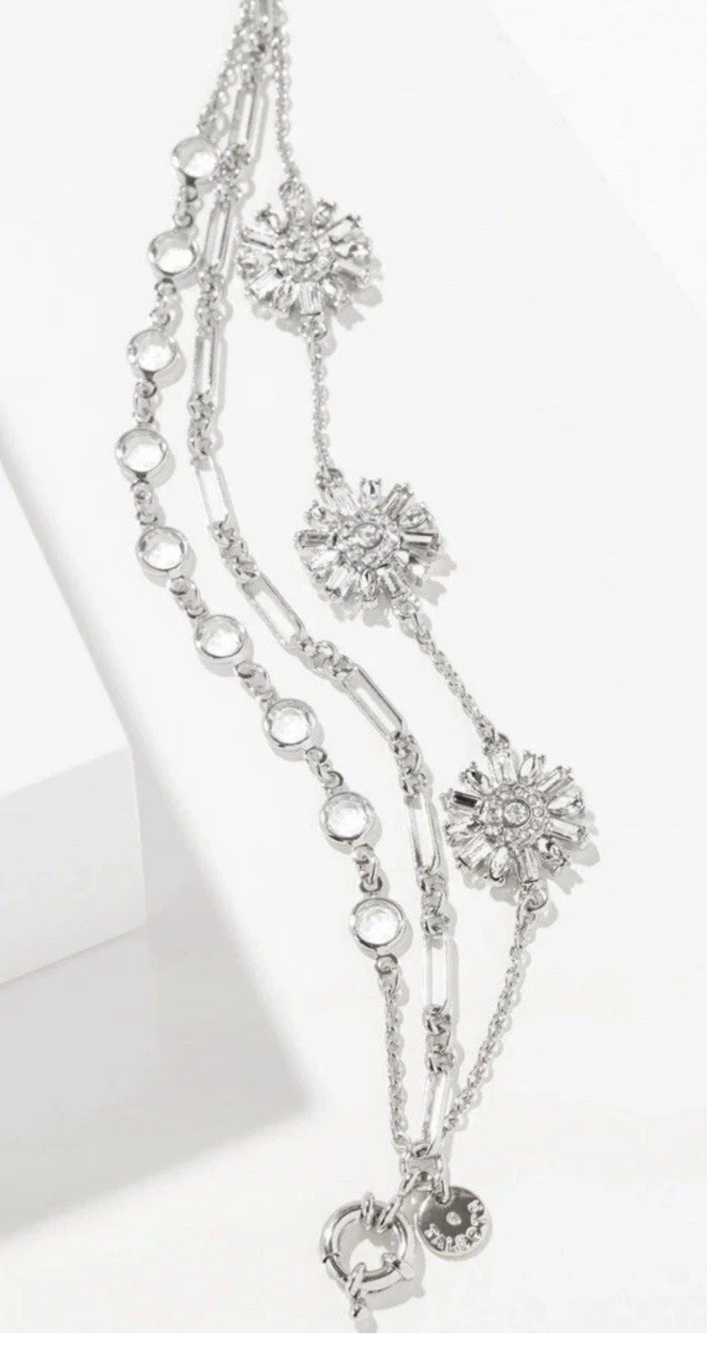 Talbots Snow Burst Station Necklace Set