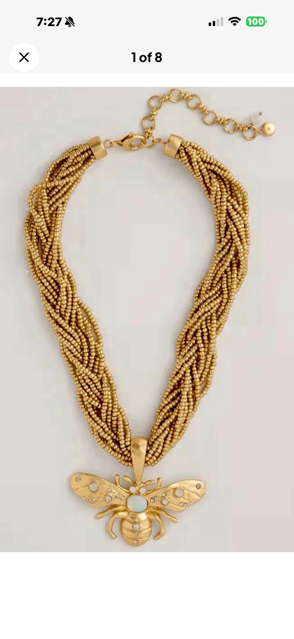 Chicos Beaded Necklace