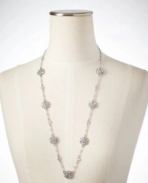 Talbots Snow Burst Station Necklace Set